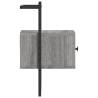 Wall-Mounted Bedside Cabinets 2 pcs Grey Sonoma | HipoMarket