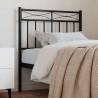 Metal Headboard Black 80 cm Colour black Size 80 cm Quantity in Package 1 