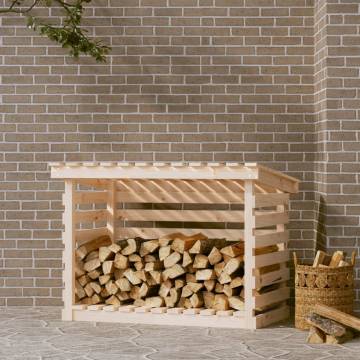 Solid Pine Firewood Rack 108x73x79 cm - Durable Storage