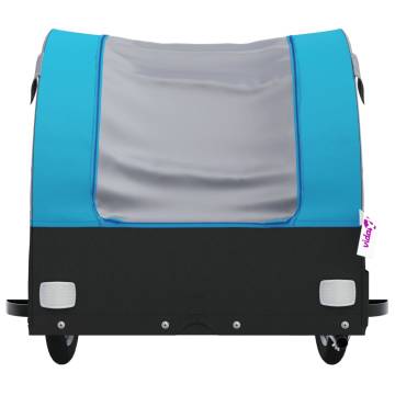 Bike Trailer Black and Blue - 45 kg Iron | HipoMarket