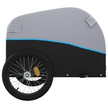 Bike Trailer Black and Blue - 45 kg Iron | HipoMarket