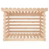 Solid Pine Firewood Rack 108x73x79 cm - Durable Storage