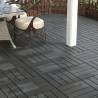 ProGarden Dark Grey Terrace & Decking Tiles Set - 6 pcs