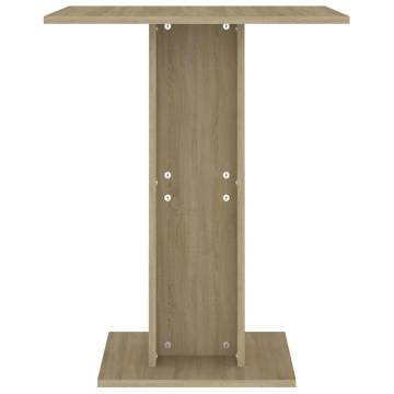 Stylish Bistro Table Sonoma Oak - 60x60 cm | Hipo Market