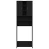 Washing Machine Cabinet Black - Stylish & Space-Saving Design