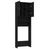 Washing Machine Cabinet Black - Stylish & Space-Saving Design