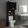 Washing Machine Cabinet Black - Stylish & Space-Saving Design