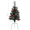 Artificial Pathway Christmas Trees - 76 cm PVC - 2 pcs