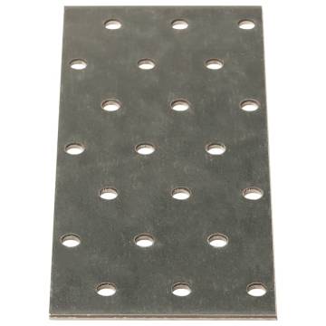 Perforated Plates 40 pcs - 2mm Galvanised Steel | HipoMarket