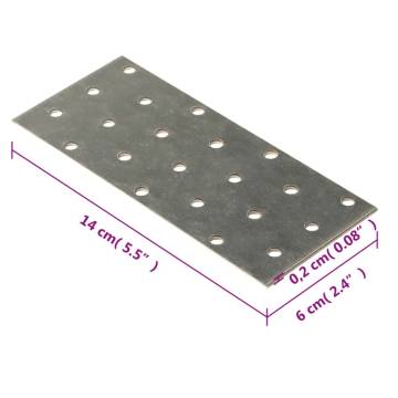 Perforated Plates 40 pcs - 2mm Galvanised Steel | HipoMarket