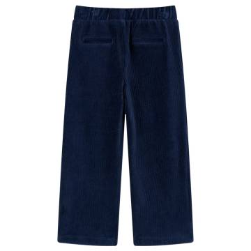 Kids' Corduroy Pants Navy - Stylish & Comfortable | Hipomarket