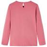 Kids' Long Sleeve T-shirt - Old Pink - Size 104