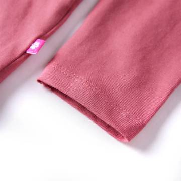 Kids' Long Sleeve T-Shirt - Old Pink - Size 128 | Hipo Market