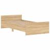 Sonoma Oak Bed Frame 100x200 cm - Quality Engineered Wood