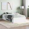 Bed Frame White 100x200 cm Colour white Size 100 x 200 cm 