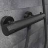 SCHÜTTE Thermostatic Shower Mixer Tap LONDON - Matt Black