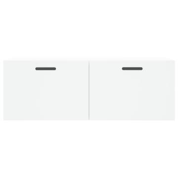 Wall Cabinet White 100x36.5x35 cm | Stylish Storage Solution