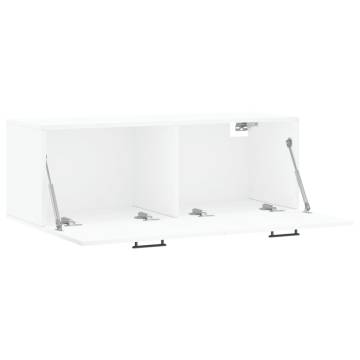 Wall Cabinet White 100x36.5x35 cm | Stylish Storage Solution