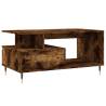 Stylish Smoked Oak Coffee Table | Engineered Wood - 90x49 cm