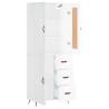 Highboard High Gloss White - Stylish Storage Solution