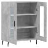 Stylish Concrete Grey Sideboard - 69.5x34x90 cm