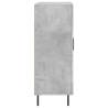 Stylish Concrete Grey Sideboard - 69.5x34x90 cm