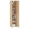 Stylish Highboard Sonoma Oak - Engineered Wood Storage Solution