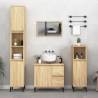 Sonoma Oak Bathroom Cabinet - Stylish Storage 30x30x100 cm