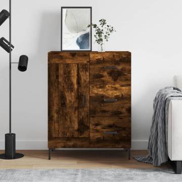 Stylish Smoked Oak Sideboard - 69.5x34x90 cm | HipoMarket