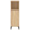 Sonoma Oak Bathroom Cabinet - Stylish Storage 30x30x100 cm