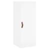 Stylish Highboard White 34.5x34x180 cm | Hipomarket UK