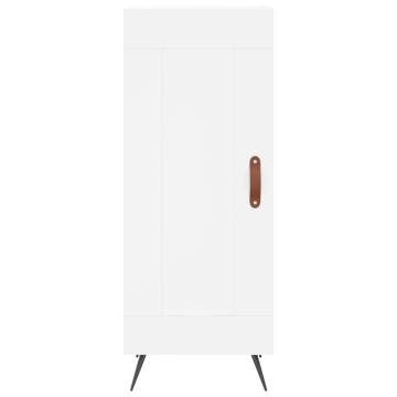 Stylish Highboard White 34.5x34x180 cm | Hipomarket UK