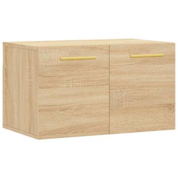 Sonoma Oak Wall Cabinet - 60x36.5 cm Engineered Wood