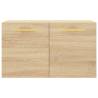 Sonoma Oak Wall Cabinet - 60x36.5 cm Engineered Wood