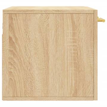 Sonoma Oak Wall Cabinet - 60x36.5 cm Engineered Wood