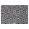 Sealskin Bath Mat Trellis Cotton 60x90 cm - Black & White