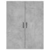 Stylish Highboard Concrete Grey | 69.5x34x180 cm