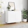 Sideboards 2 pcs High Gloss White 40x35x70 cm Engineered Wood Colour high gloss white Quantity in Package 2 