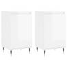 Stylish High Gloss White Sideboards - 2 pcs | HipoMarket