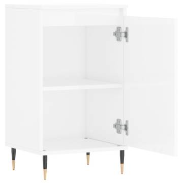 Stylish High Gloss White Sideboards - 2 pcs | HipoMarket