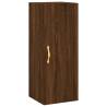 Stylish Highboard Brown Oak - 34.5x34x180 cm Engineered Wood