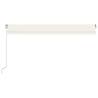 Manual Retractable Awning 500x300 cm Cream - Hipomarket