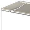 Manual Retractable Awning 500x300 cm Cream - Hipomarket