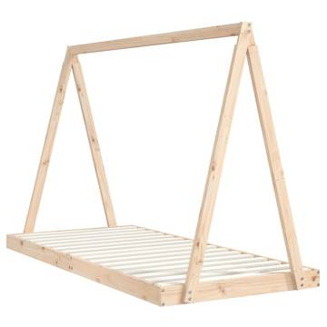 Kids Bed Frame 90x200 cm - Solid Wood Pine | Hipo Market