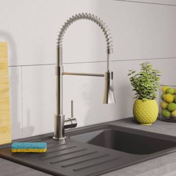 EISL LEON Kitchen Mixer Tap with Pull-out Spray - Nickel Finish