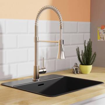 EISL LEON Kitchen Mixer Tap with Pull-out Spray - Nickel Finish