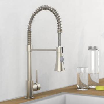 EISL LEON Kitchen Mixer Tap with Pull-out Spray - Nickel Finish