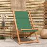 Folding Beach Chair Solid Teak Wood Green Colour green Quantity in Package 1 Model without armrest Number of 