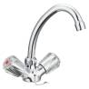 SCHÜTTE SAVINO Chrome 2-Handle Basin Mixer | Hipomarket