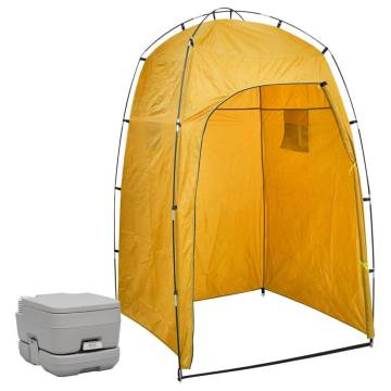 Portable Camping Toilet with Tent - Privacy & Comfort